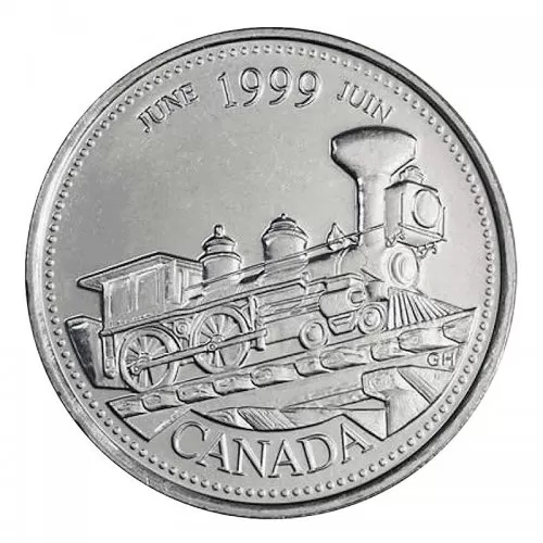 1999 Canadian 25-Cent June: From Coast to Coast Millennium Quarter Coin (Brilliant Uncirculated)