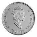 1999 Canadian 25-Cent January: A Country Unfolds Millennium Quarter Coin (Brilliant Uncirculated)