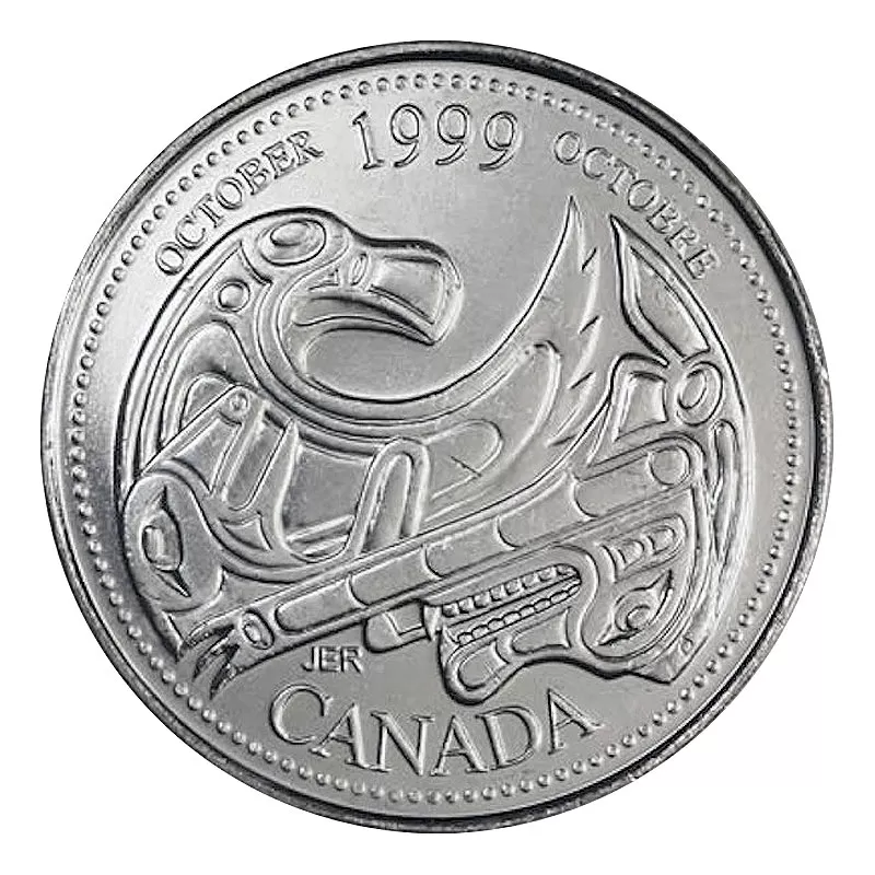 1999 Canadian 25-Cent October: A Tribute to First Nations