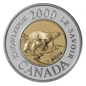 2000 Canadian $2 Path of Knowledge Toonie Coin (Brilliant Uncirculated)