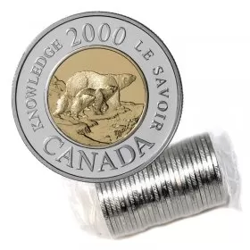 2000 Canadian $2 Path of Knowledge Toonie Original Coin Roll