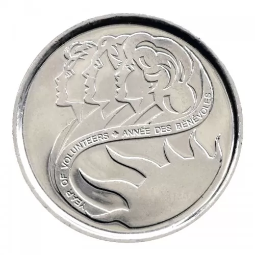 2001-P Canadian 10-Cent Year of Volunteers/Marching Mothers Dime Coin (Brilliant Uncirculated)