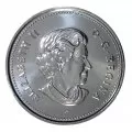 2003-P Canadian 25-Cent Caribou/New Effigy Queen Quarter Original Coin Roll