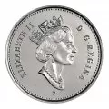 2003-P Canadian 25-Cent Caribou/Old Effigy Queen Quarter Original Coin Roll