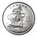 2004-P (1604-) Canadian 25-Cent Ile St Croix/First French Settlement 400th Anniv Quarter Original Coin Roll