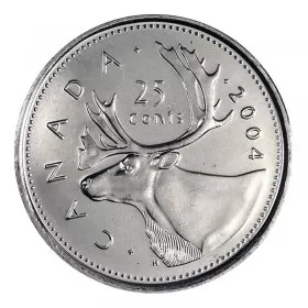 2004-P Canadian 25-Cent Caribou Quarter Coin (Brilliant Uncirculated)