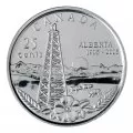 2005-P (1905-) Canadian 25-Cent Alberta Centennial Quarter Original Coin Roll