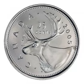 2005-P Canadian 25-Cent Caribou Quarter Coin (Brilliant Uncirculated)