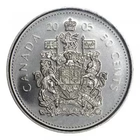 2005-P Canadian 50-Cent Coat of Arms Half Dollar Coin (Brilliant Uncirculated)