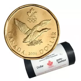 2006 Canadian $1 Olympic Lucky Loonie Dollar Original Coin Roll