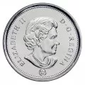2006 Canadian 5-Cent Beaver Nickel Special Wrap Coin Roll-heads at both ends