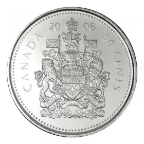 2006-P Canadian 50-Cent Coat of Arms Half Dollar Coin (Brilliant Uncirculated)