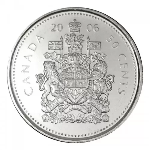 2006-P Canadian 50-Cent Coat of Arms Half Dollar Coin (Brilliant Uncirculated)