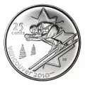 2007 Canadian 25-Cent Vancouver 2010 Olympics: Alpine Skiing Quarter Original Coin Roll