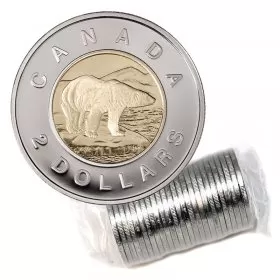 2008 Canadian $2 Polar Bear Toonie Original Coin Roll