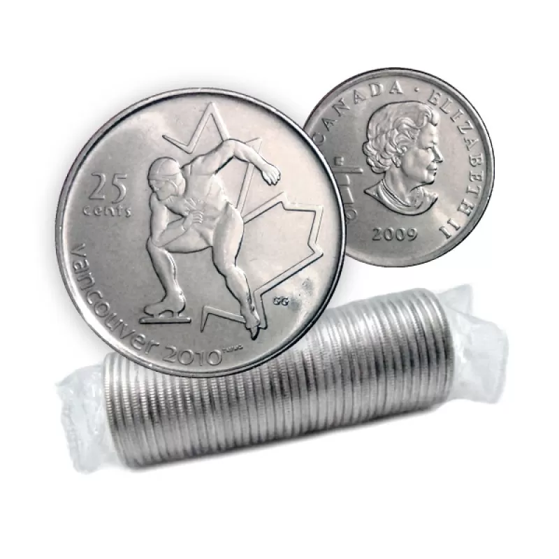 2009 Canadian 25-Cent Vancouver 2010 Olympics: Speed Skating