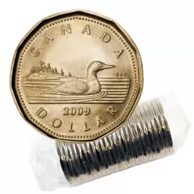 2009 Canadian $1 Common Loon Dollar Original Coin Roll