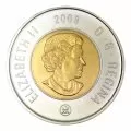 2009 Canadian $2 Polar Bear Toonie Coin (Brilliant Uncirculated)