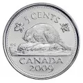 2009 Canadian 5-Cent Beaver Nickel Original Coin Roll