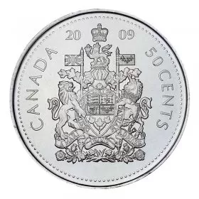 2009 Canadian 50-Cent Coat of Arms Half Dollar Coin (Brilliant Uncirculated)