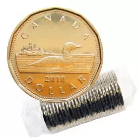 2010 Canadian $1 Common Loon Dollar Original Coin Roll