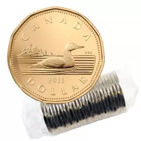 2011 Canadian $1 Common Loon Dollar Original Coin Roll