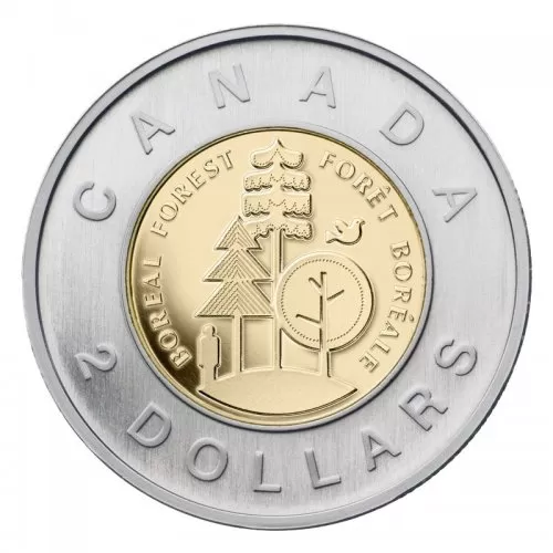 2011 Canadian $2 Boreal Forest Toonie Coin (Brilliant Uncirculated)