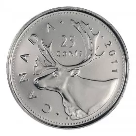 2011 Canadian 25-Cent Caribou Quarter Coin (Brilliant Uncirculated)