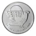 2011 Canadian 25-Cent Legendary Nature: Peregrine Falcon Non-coloured Quarter Original Coin Roll