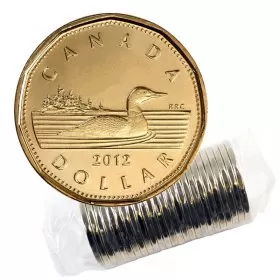 2012 Canadian $1 Common Loon Dollar Original Coin Roll