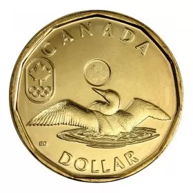 2012 Canadian $1 Olympic Lucky Loonie Dollar Coin (Brilliant Uncirculated)