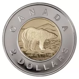 2012 Canadian $2 Polar Bear/Old Generation Toonie Proof-like (PL) Coin