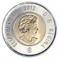 2012 Canadian $2 Polar Bear/Old Generation Toonie Coin (Brilliant Uncirculated)
