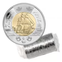 2012 Canadian $2 War of 1812: HMS Shannon Commemorative Toonie Original Coin Roll