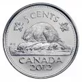 2012 Canadian 5-Cent Beaver Nickel Original Coin Roll