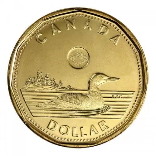 2013 Canadian $1 Common Loon Security Dollar Coin (Brilliant Uncirculated)