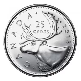 2013 Canadian 25-Cent Caribou Quarter Coin (Brilliant Uncirculated)