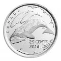 2013 (1913-) Canadian 25-Cent Arctic Expedition 100th Anniv/Life In The North Quarter Original Coin Roll
