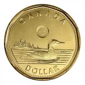2014 Canadian $1 Common Loon Security Dollar Coin (Brilliant Uncirculated)