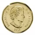 2014 Canadian $1 Olympic Lucky Loonie Dollar Coin (Brilliant Uncirculated)