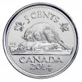 2014 Canadian 5-Cent Beaver Nickel Original Coin Roll