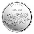 2017 (1867-) Canadian 5-Cent Living Traditions 150th Anniv Nickel Special Wrap Coin Roll