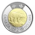 2017 Canadian $2 Polar Bear Toonie Classic Special Wrap Coin Roll