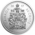 2017 Canadian 50-Cent Coat of Arms and Canada 150th Special Wrap Rolls - 2 Pack