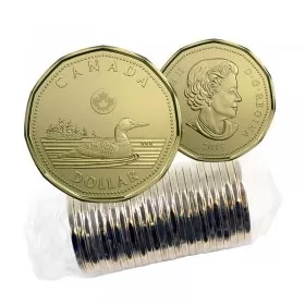 2018 Canadian $1 Common Loon Dollar Original Coin Roll 