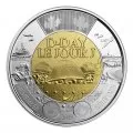 2019 (1944-) Canadian $2 D-Day 75th Anniv Remembrance Non-Coloured Toonie Special Wrap Coin Roll