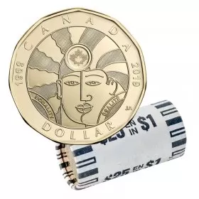 2019 (1969-) Canadian $1 Equality 50th Anniv Loonie Dollar Original Coin Roll