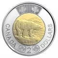 2019 Canadian $2 Polar Bear Toonie Original Coin Roll