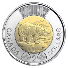 2019 Canadian $2 Polar Bear Toonie Coin (Brilliant Uncirculated)