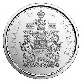 2019 Canadian 50-Cent Coat of Arms Half Dollar Coin (Brilliant Uncirculated)